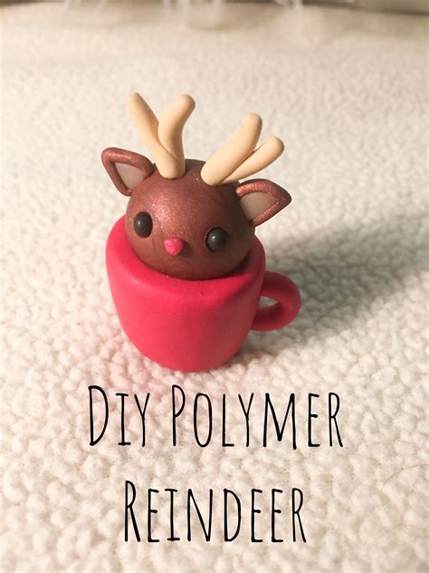 Clay magic reindeer